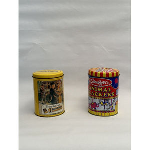 Vintage Butterfinger Candy & Stauffer’s Animal Cracker Tins